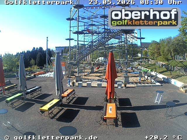 Archiv Foto Webcam Golfkletterpark Oberhof - AdventureGolf und Kletterpark