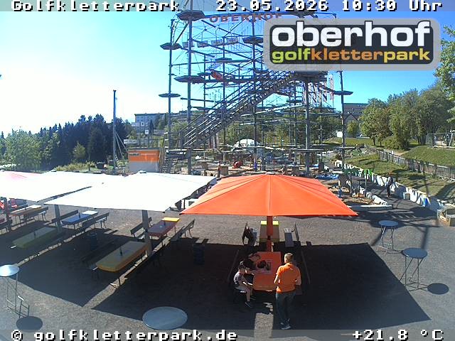 Archiv Foto Webcam Golfkletterpark Oberhof - AdventureGolf und Kletterpark