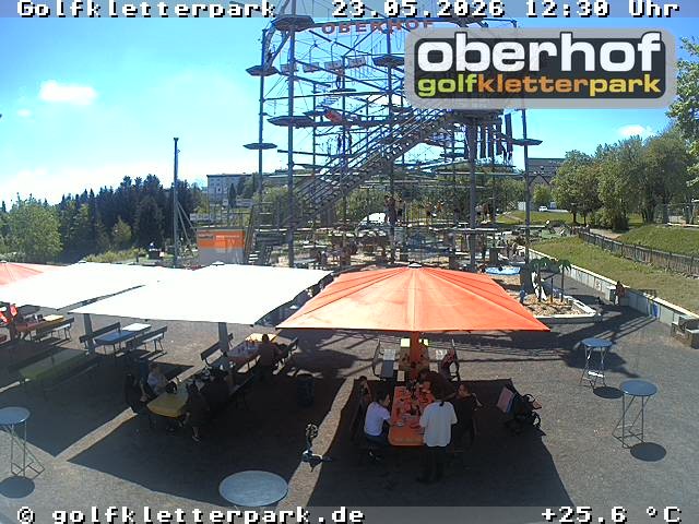 Archiv Foto Webcam Golfkletterpark Oberhof - AdventureGolf und Kletterpark