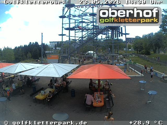 Archiv Foto Webcam Golfkletterpark Oberhof - AdventureGolf und Kletterpark