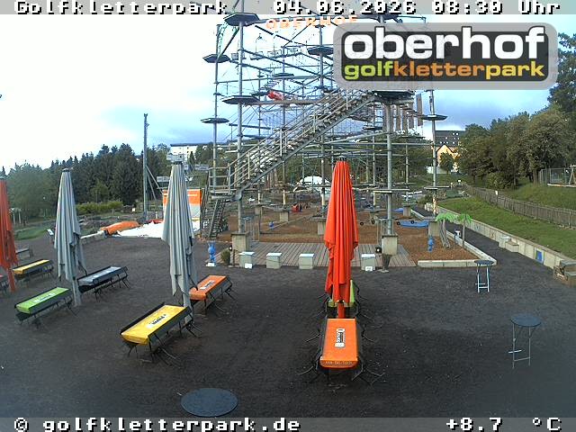 Archiv Foto Webcam Golfkletterpark Oberhof - AdventureGolf und Kletterpark