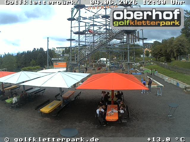 Archiv Foto Webcam Golfkletterpark Oberhof - AdventureGolf und Kletterpark