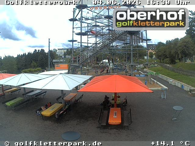 Archiv Foto Webcam Golfkletterpark Oberhof - AdventureGolf und Kletterpark