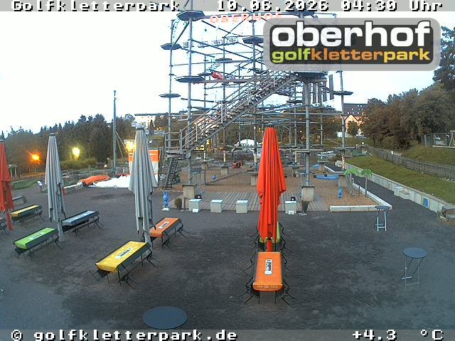 Archiv Foto Webcam Golfkletterpark Oberhof - AdventureGolf und Kletterpark