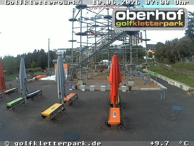 Archiv Foto Webcam Golfkletterpark Oberhof - AdventureGolf und Kletterpark
