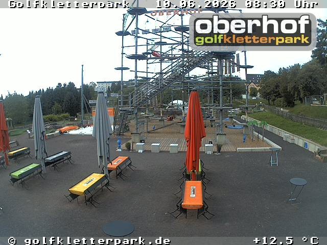 Archiv Foto Webcam Golfkletterpark Oberhof - AdventureGolf und Kletterpark