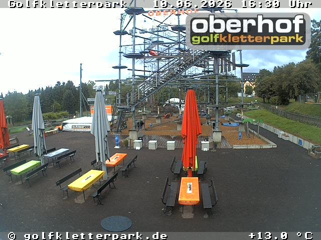 Archiv Foto Webcam Golfkletterpark Oberhof - AdventureGolf und Kletterpark