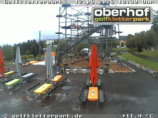 Archiv Foto Webcam Golfkletterpark Oberhof - AdventureGolf und Kletterpark