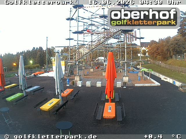 Archiv Foto Webcam Golfkletterpark Oberhof - AdventureGolf und Kletterpark