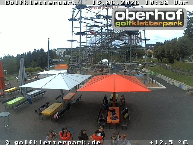 Archiv Foto Webcam Golfkletterpark Oberhof - AdventureGolf und Kletterpark