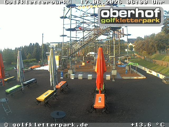 Archiv Foto Webcam Golfkletterpark Oberhof - AdventureGolf und Kletterpark