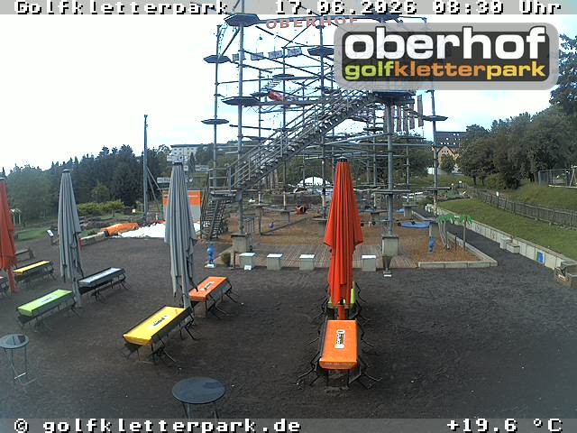 Archiv Foto Webcam Golfkletterpark Oberhof - AdventureGolf und Kletterpark