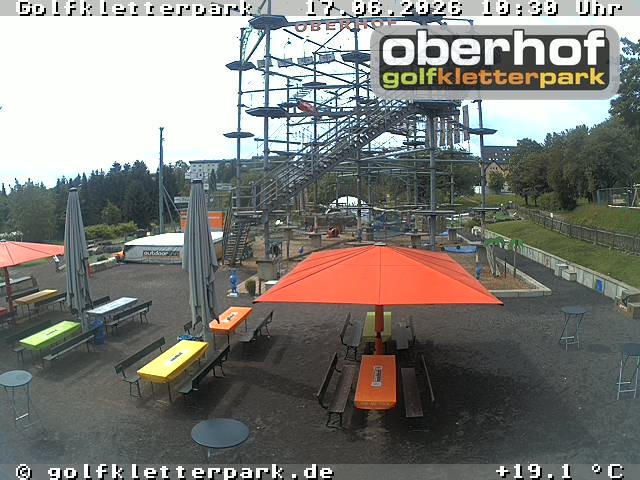Archiv Foto Webcam Golfkletterpark Oberhof - AdventureGolf und Kletterpark