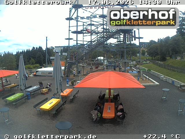 Archiv Foto Webcam Golfkletterpark Oberhof - AdventureGolf und Kletterpark