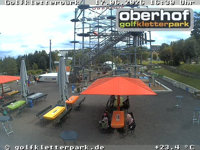 Archiv Foto Webcam Golfkletterpark Oberhof - AdventureGolf und Kletterpark