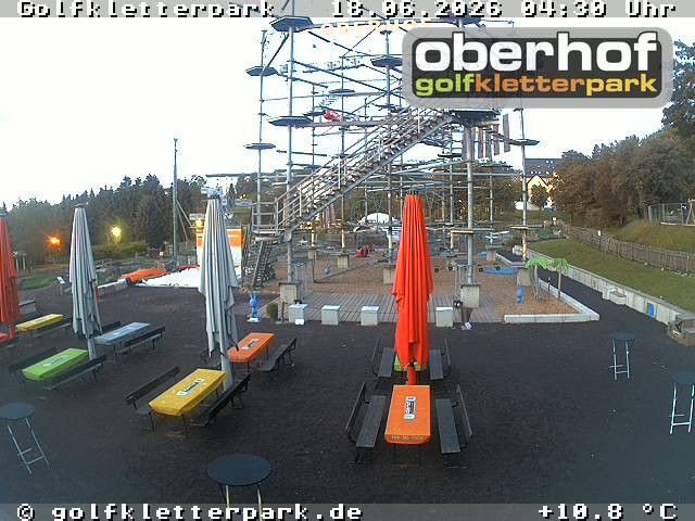 Archiv Foto Webcam Golfkletterpark Oberhof - AdventureGolf und Kletterpark