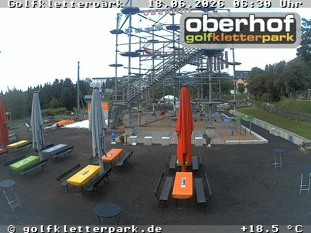 Archiv Foto Webcam Golfkletterpark Oberhof - AdventureGolf und Kletterpark