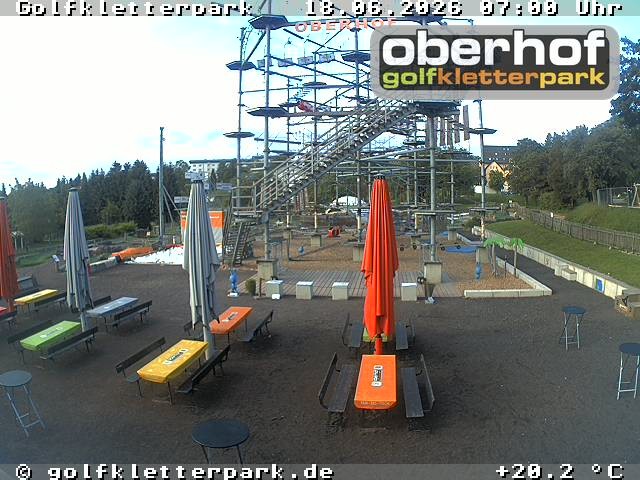 Archiv Foto Webcam Golfkletterpark Oberhof - AdventureGolf und Kletterpark