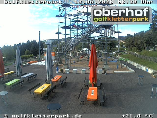 Archiv Foto Webcam Golfkletterpark Oberhof - AdventureGolf und Kletterpark
