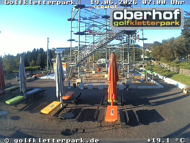 Archiv Foto Webcam Golfkletterpark Oberhof - AdventureGolf und Kletterpark