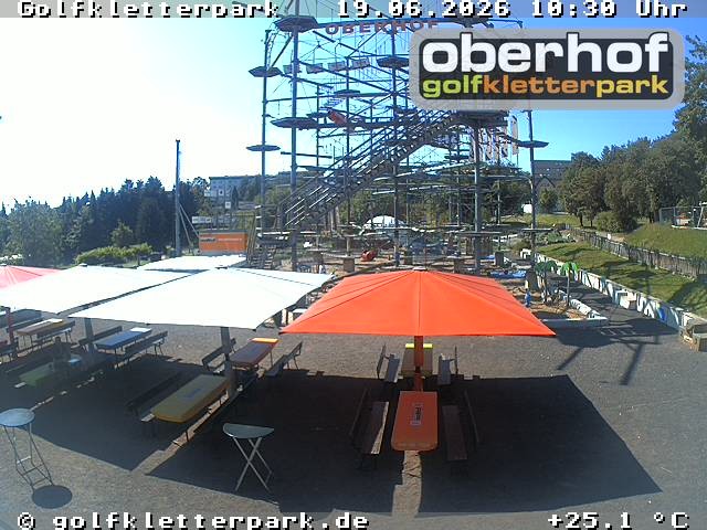 Archiv Foto Webcam Golfkletterpark Oberhof - AdventureGolf und Kletterpark