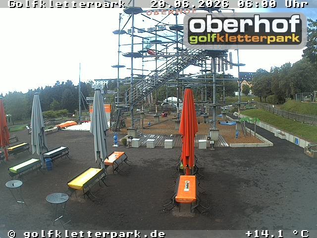 Archiv Foto Webcam Golfkletterpark Oberhof - AdventureGolf und Kletterpark