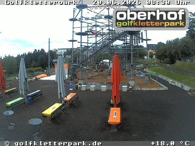 Archiv Foto Webcam Golfkletterpark Oberhof - AdventureGolf und Kletterpark