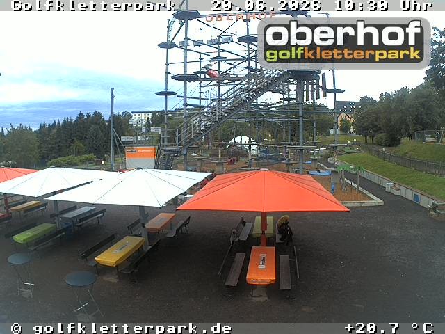 Archiv Foto Webcam Golfkletterpark Oberhof - AdventureGolf und Kletterpark