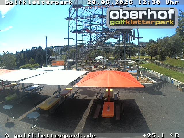 Archiv Foto Webcam Golfkletterpark Oberhof - AdventureGolf und Kletterpark