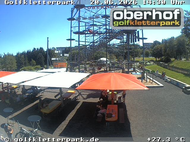 Archiv Foto Webcam Golfkletterpark Oberhof - AdventureGolf und Kletterpark