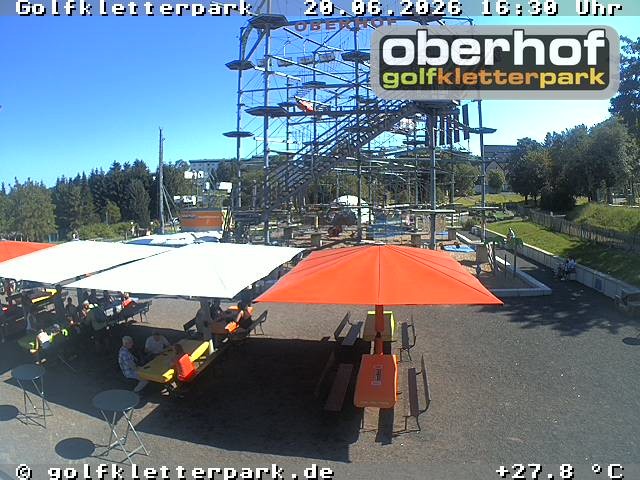 Archiv Foto Webcam Golfkletterpark Oberhof - AdventureGolf und Kletterpark