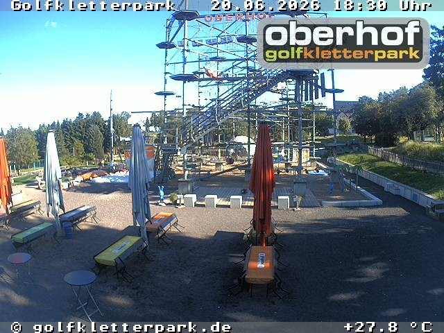Archiv Foto Webcam Golfkletterpark Oberhof - AdventureGolf und Kletterpark