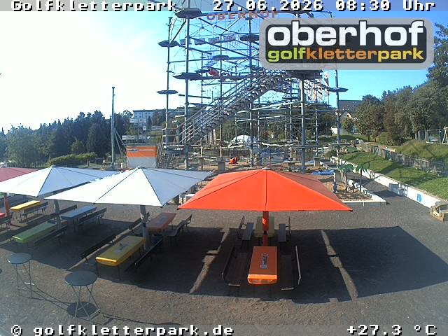Archiv Foto Webcam Golfkletterpark Oberhof - AdventureGolf und Kletterpark