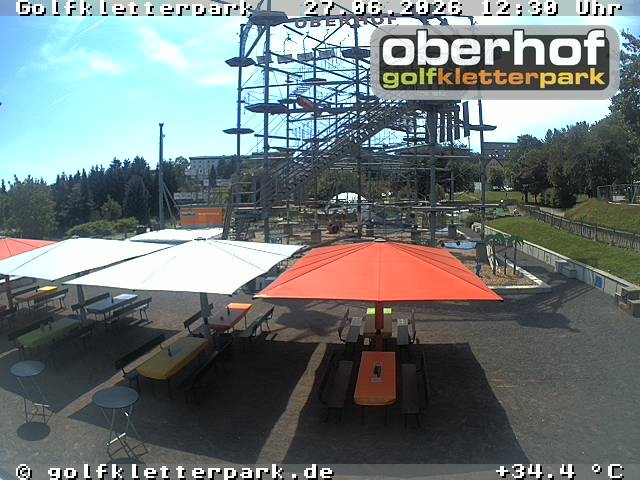Archiv Foto Webcam Golfkletterpark Oberhof - AdventureGolf und Kletterpark