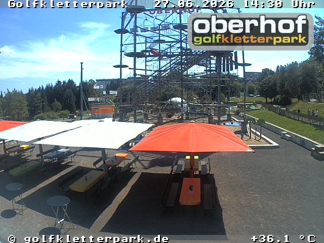 Archiv Foto Webcam Golfkletterpark Oberhof - AdventureGolf und Kletterpark