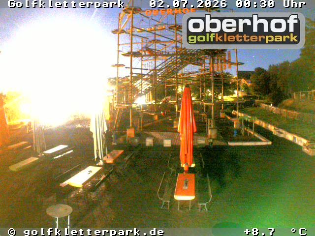 Archiv Foto Webcam Golfkletterpark Oberhof - AdventureGolf und Kletterpark