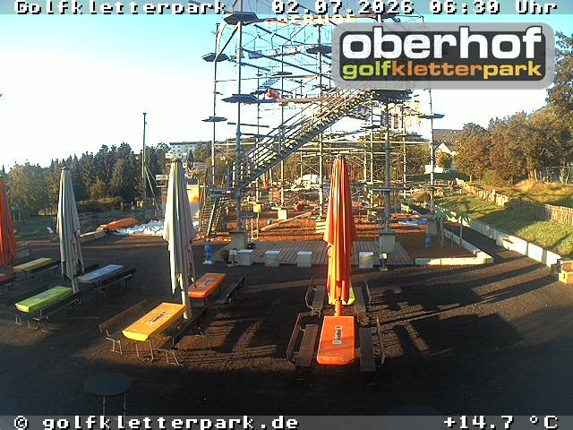 Archiv Foto Webcam Golfkletterpark Oberhof - AdventureGolf und Kletterpark