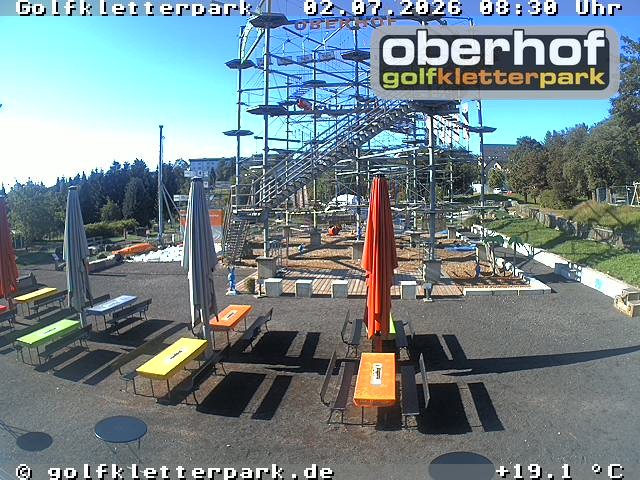Archiv Foto Webcam Golfkletterpark Oberhof - AdventureGolf und Kletterpark