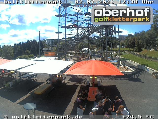 Archiv Foto Webcam Golfkletterpark Oberhof - AdventureGolf und Kletterpark
