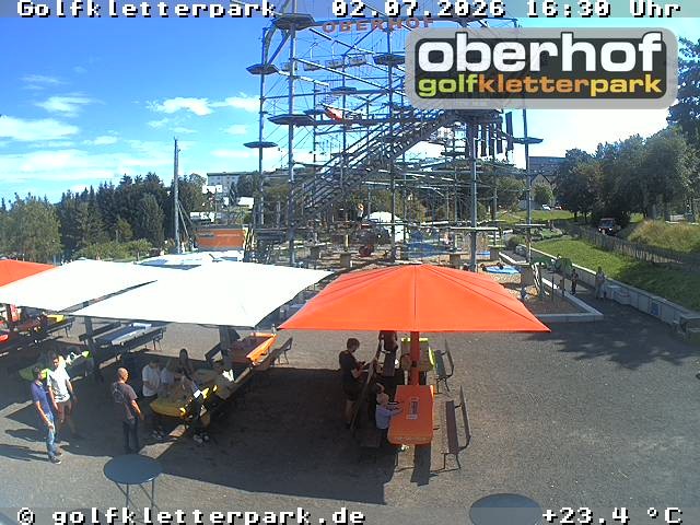 Archiv Foto Webcam Golfkletterpark Oberhof - AdventureGolf und Kletterpark