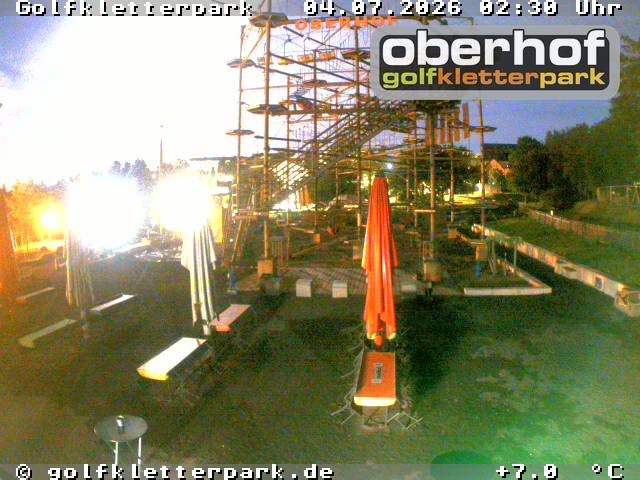 Archiv Foto Webcam Golfkletterpark Oberhof - AdventureGolf und Kletterpark