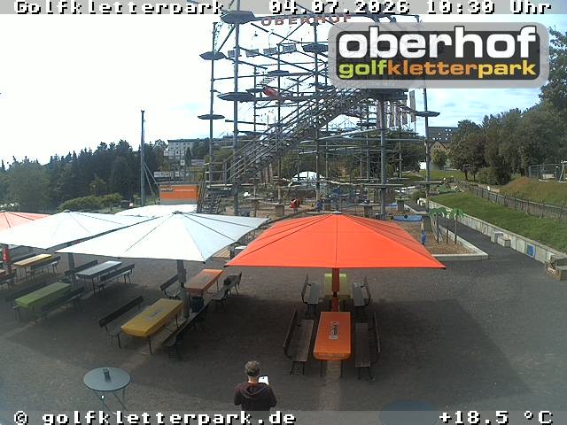 Archiv Foto Webcam Golfkletterpark Oberhof - AdventureGolf und Kletterpark