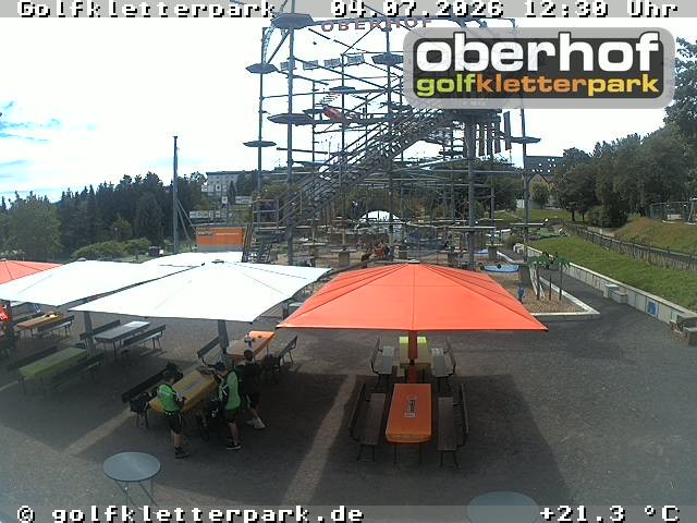 Archiv Foto Webcam Golfkletterpark Oberhof - AdventureGolf und Kletterpark