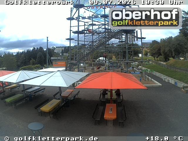 Archiv Foto Webcam Golfkletterpark Oberhof - AdventureGolf und Kletterpark