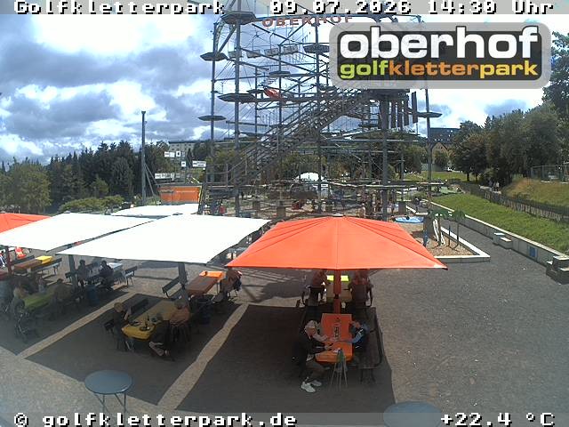 Archiv Foto Webcam Golfkletterpark Oberhof - AdventureGolf und Kletterpark