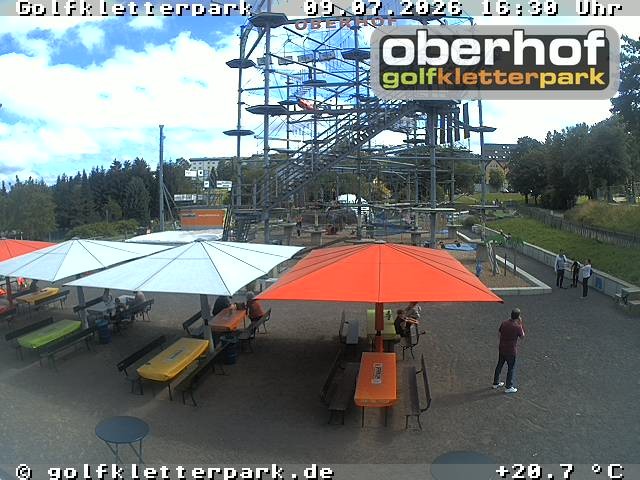 Archiv Foto Webcam Golfkletterpark Oberhof - AdventureGolf und Kletterpark