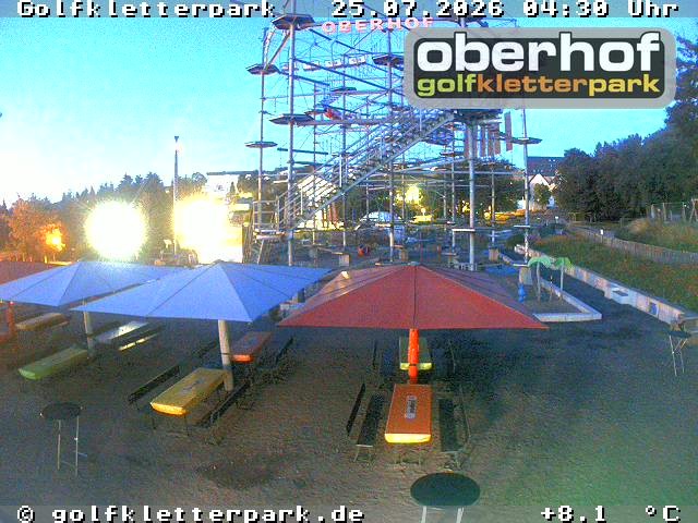 Archiv Foto Webcam Golfkletterpark Oberhof - AdventureGolf und Kletterpark