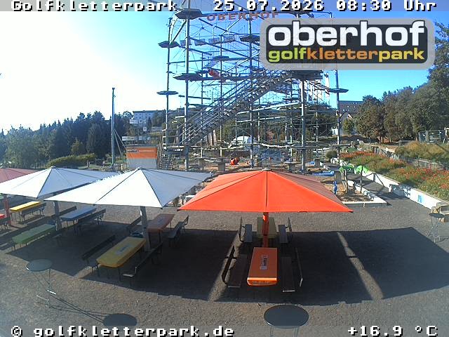 Archiv Foto Webcam Golfkletterpark Oberhof - AdventureGolf und Kletterpark