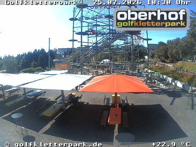 Archiv Foto Webcam Golfkletterpark Oberhof - AdventureGolf und Kletterpark