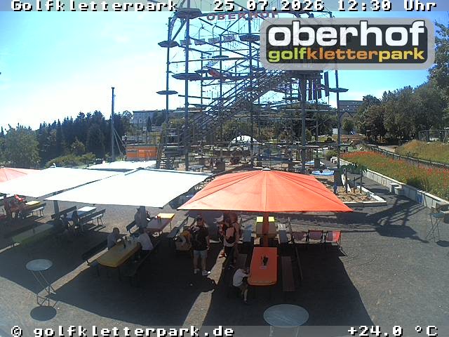 Archiv Foto Webcam Golfkletterpark Oberhof - AdventureGolf und Kletterpark